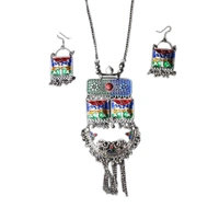 Timeless Beauty Traditional Oxidized Silver Necklace Set – Stylish Ethnic jewellery for Women