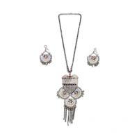 Timeless Beauty Traditional Oxidized Silver Necklace Set – Stylish Ethnic jewellery for Women