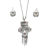 Timeless Beauty Traditional Oxidized Silver Necklace Set – Stylish Ethnic jewellery for Women