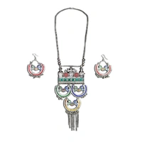 Timeless Beauty Traditional Oxidized Silver Necklace Set – Stylish Ethnic jewellery for Women