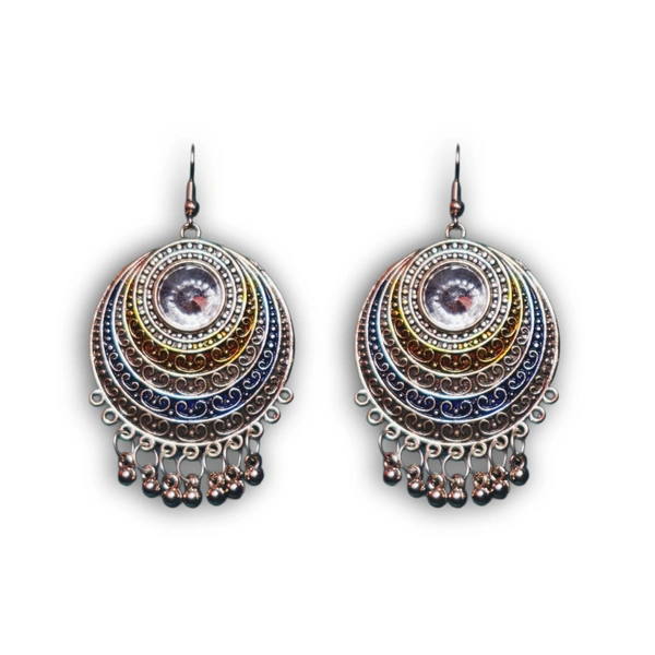 Timeless Beauty Traditional Oxidized Silver Necklace Set – Stylish Ethnic jewellery for Women