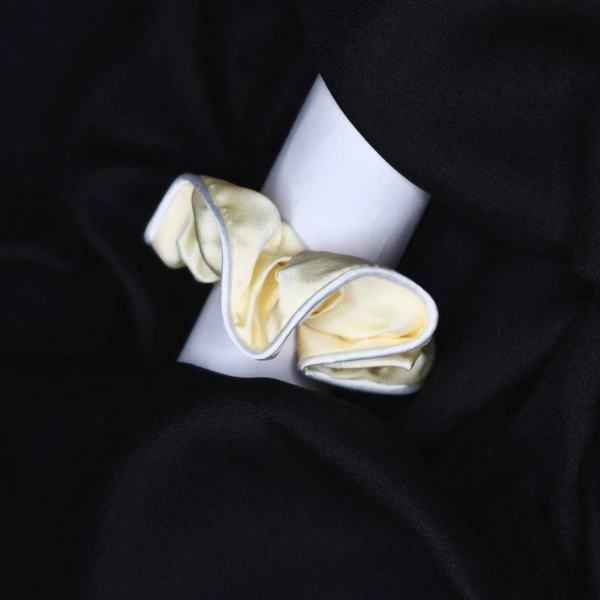 Satin Silky Scrunchies for Women & Girls – Set of 3 Soft Hair Scrunchie Bands – Gentle on Hair, Less Hair Fall – Multi-Colour Hairbands – Ideal Gift for Mom, Sister, Daughter & friend