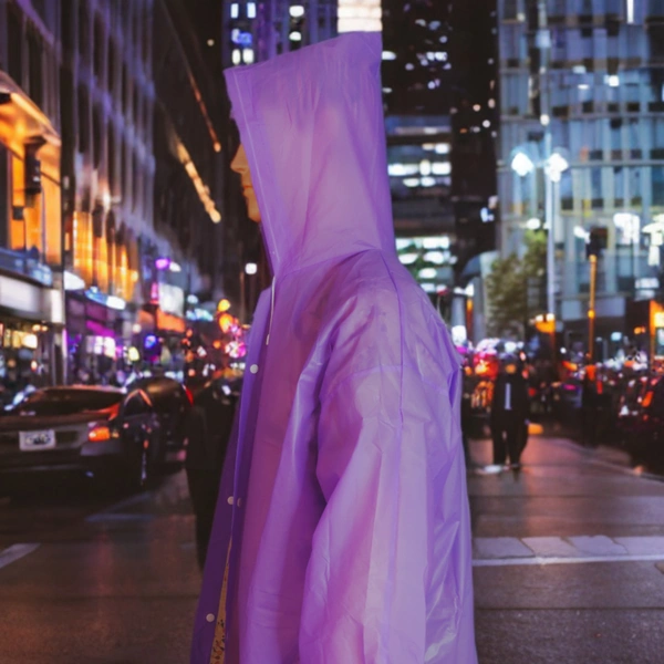 Unisex Waterproof Raincoat with Hood – Lightweight, Windproof & Durable for All-Weather Protection