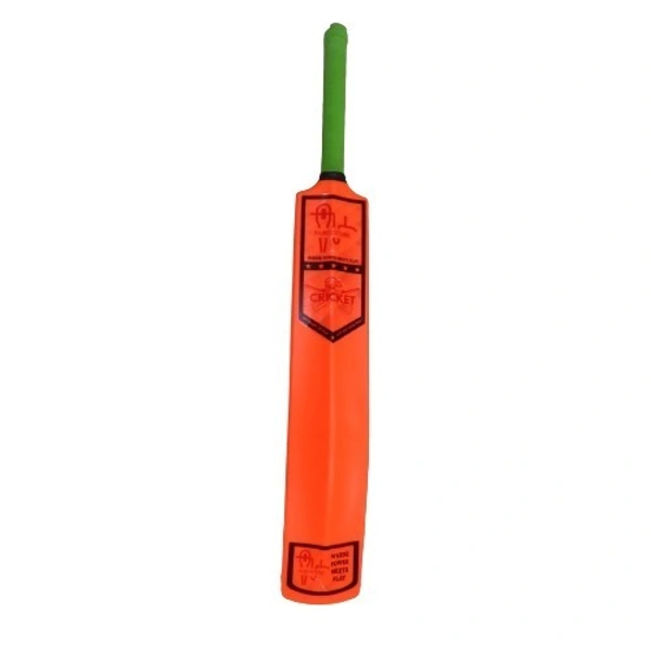 FAIRO.STORE Heavy Duty Plastic Cricket Bat, Full Size (34” X 4.5”inches) Premium Bat for All Age Groups – Kids/Boys/Girls/Adults (ORANGE) - 34 x 4.5 inches, Trinidad