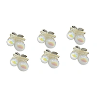 PALAK SAXENA Hair Clips for Women & Girls - Clutches Claw Clip Accessories - Sparkling Pearl Design, Stylish, For wedding fancy clips for Women and Girls- 6 Pcs