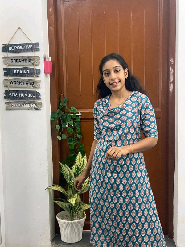 Cowl Neck Kurthi