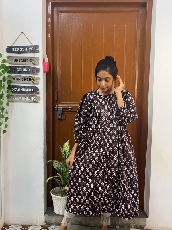 Cotton Frilled Kurti
