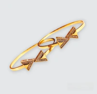 Golden Aura Exquisite Triangle Bracelet