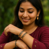 Golden Ascent Exquisite Staircase-inspired Bracelet