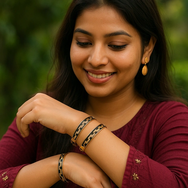 Golden Ascent Exquisite Staircase-inspired Bracelet
