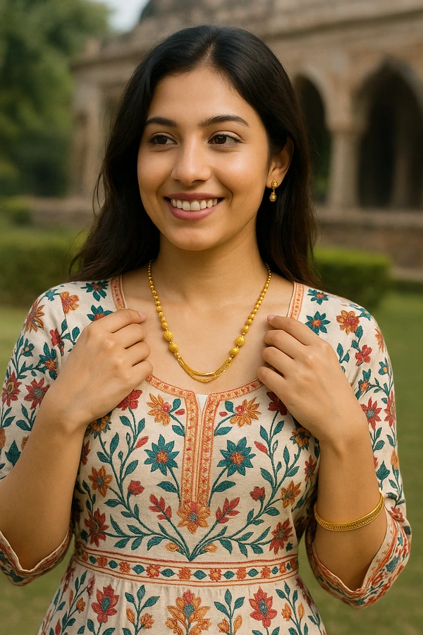 Namyara Gold Luxurious Multi-String Necklace