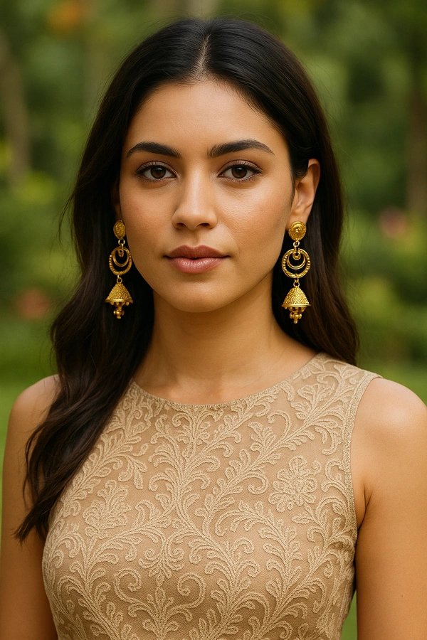 Namyara Micro Gold Hanging Earrings