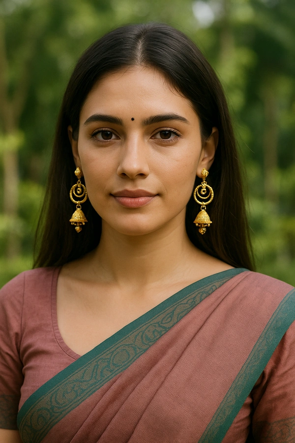 Namyara Micro Gold Hanging Earrings