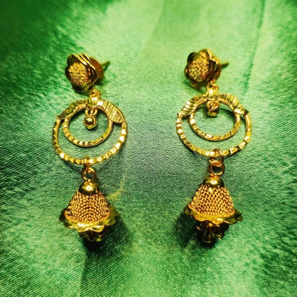 Micro Gold Hanging Earrings