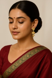Namyara Micro Gold Jumakha Earring