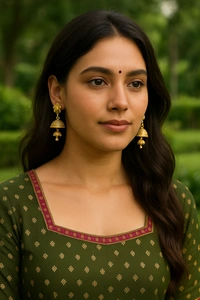 Namyara Micro Gold Jumakha Earring