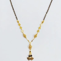 Namyara Golden Heart Diamond Mangalsutra Necklace