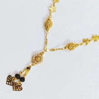 Namyara Golden Heart Diamond Mangalsutra Necklace