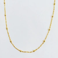 Namyara Golden Chain Ball Necklace for Girls and Women