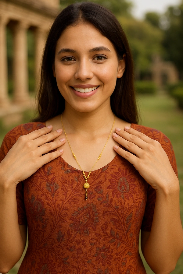 Namyara Gold Glamour Balls Necklace