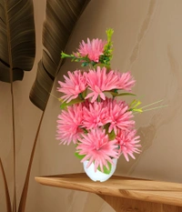 Made In Gorakhpur  Artificial flowers with pot for home decoration Big Size 