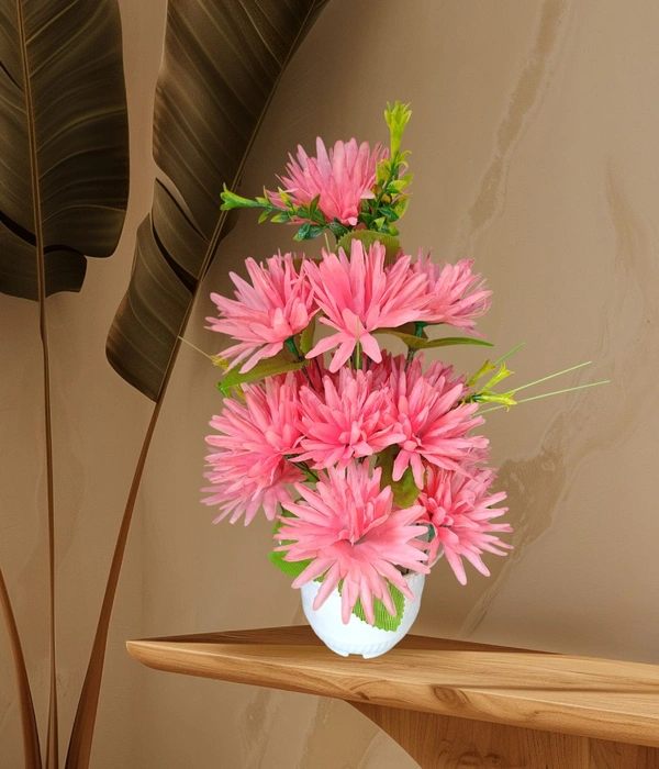 Made In Gorakhpur  Artificial flowers with pot for home decoration Big Size 
