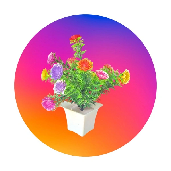 Made In Gorakhpur  Artificial Flowers for Home and Office Decoration, Small, Pink Small Size 