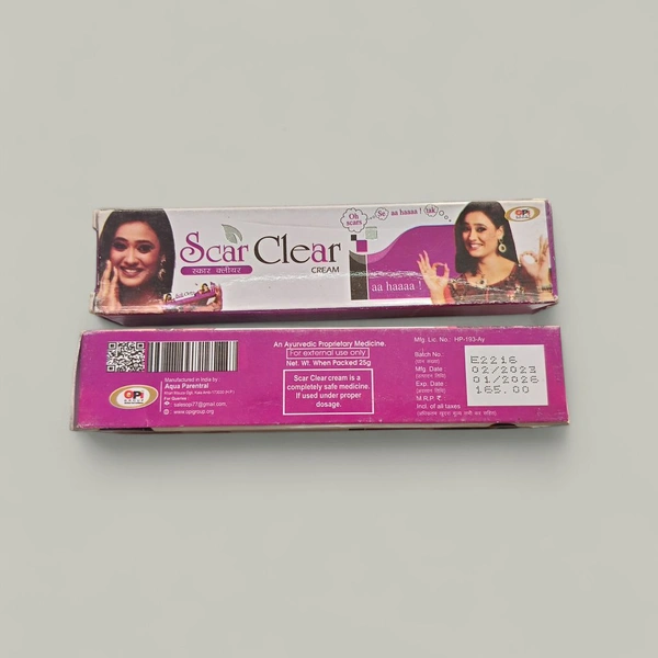 OPI GROUP  Scar Clear Harbal Cream 25GM (PACK OF 2) (50gm)