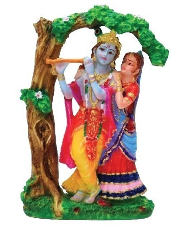 SREE RADHA KRISHNA STATUE           ITEM  CODE- BB - 6 INCH X 10 INCH, MULTICOLOUR