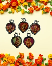Steel Plated Lockets Mix - 12 Nos