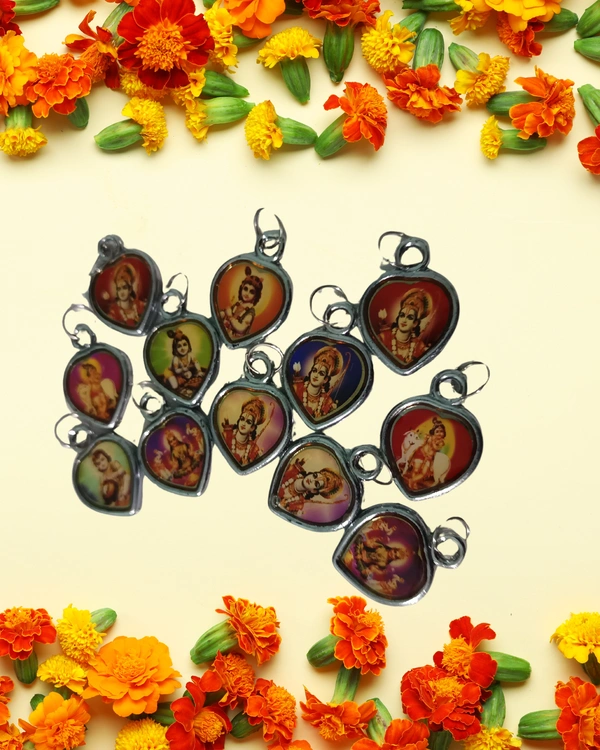 Steel Plated Lockets Mix - 12 Nos