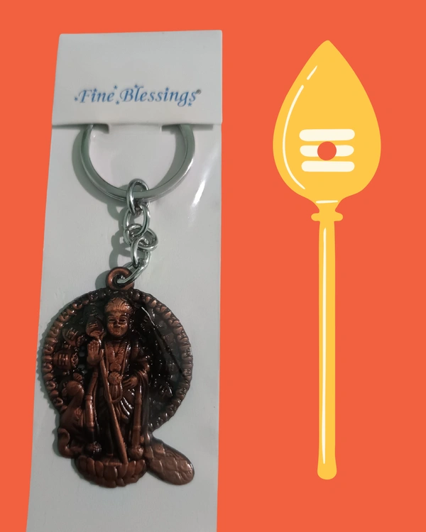 Sree Muruga Keychain - Metal Combo Pack - 3 Nos
