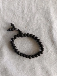 Karungali Mala + Bracelet Combo - 8 mm, Black