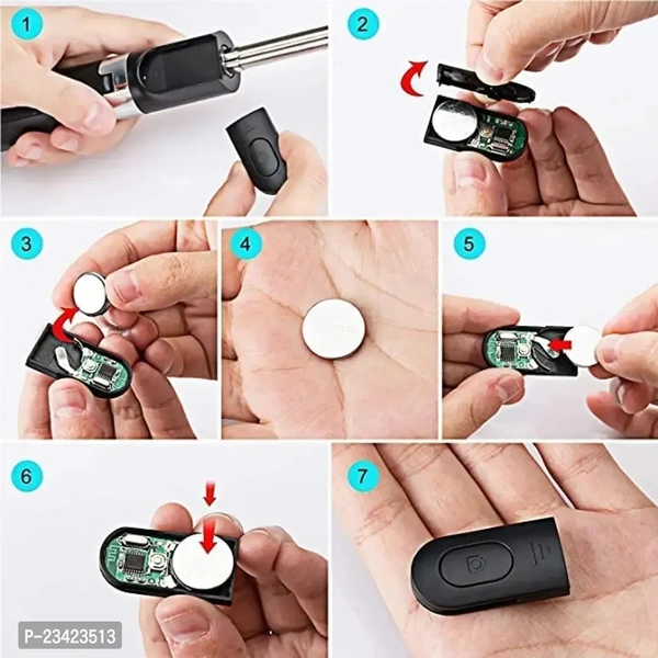 Selfie Stick with Led Light Wireless Remote and Tripod Stand 104cm for All Smartphones