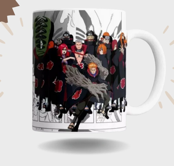 naruto printed mug