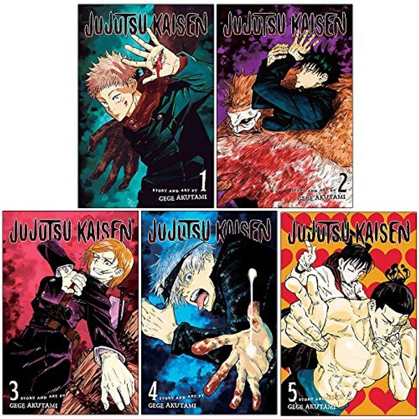 jujustu kaisen vol 1-5 Set