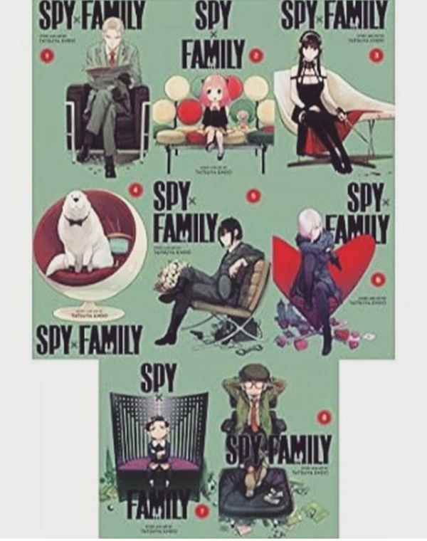 Spy X Family Combo Of 8 Books Vol 1-8 (English, Paperback, ) (Paperback, Tatsuya Endo) 