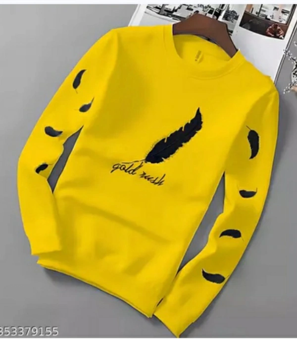 ClotheWhirl Leafy T-shirt - Yellow, L