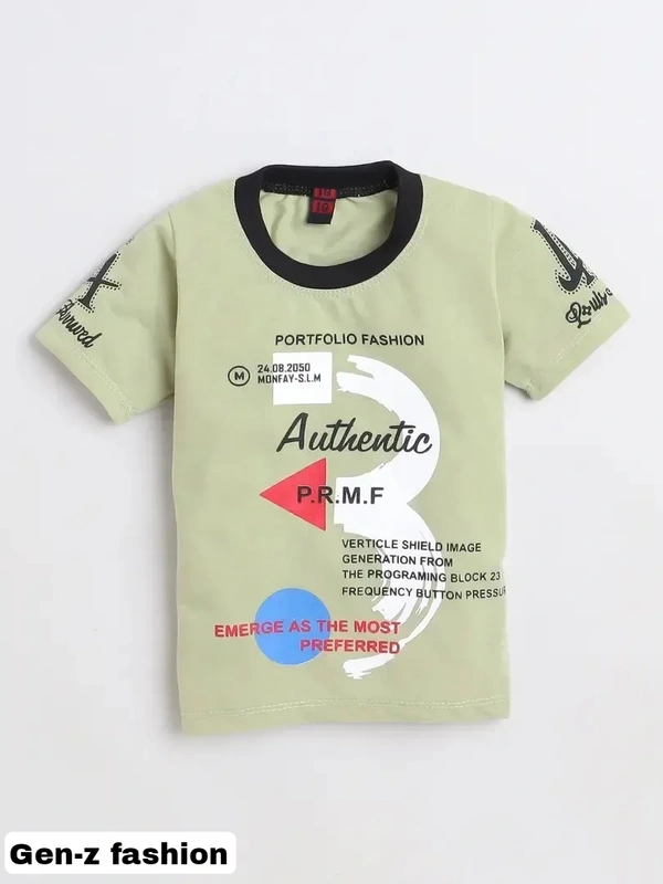 PRIMIUM Cotton Tshirt And Half Pant by Gen-z Era  - Eagle, 2-3 Year