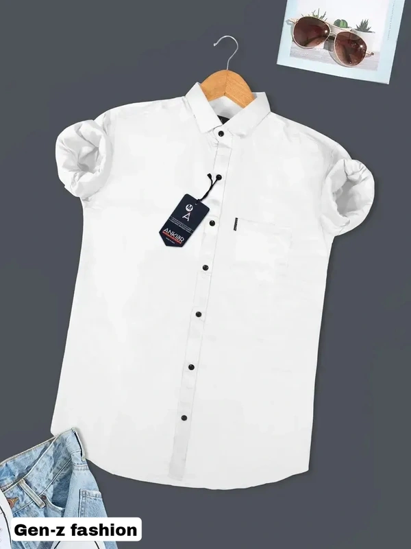 Luxurious Cotton Shirt  - White, S