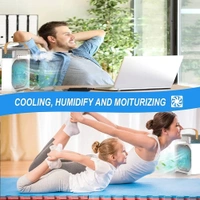 Mini Air Cooler  - White, Free Size