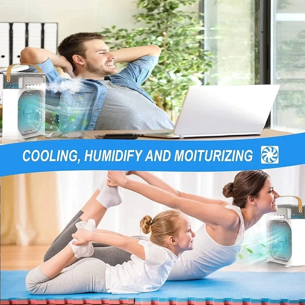 Mini Air Cooler  - White, Free Size