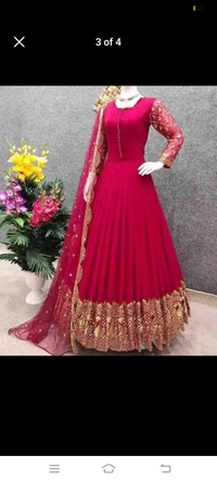 Lahnga duptta Cotton  - Brown, M