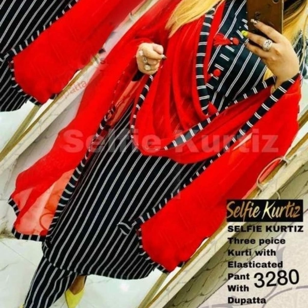 Selfie Kurta Set - Xl