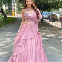 Bollywood Style Lehnga - Free Size , Unstich