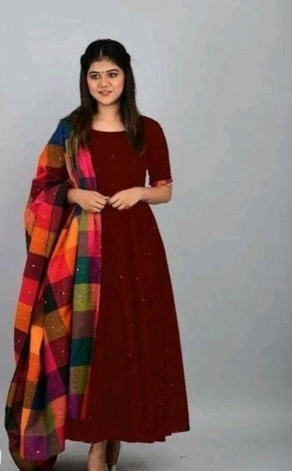 Kurti With Dupptta  - M