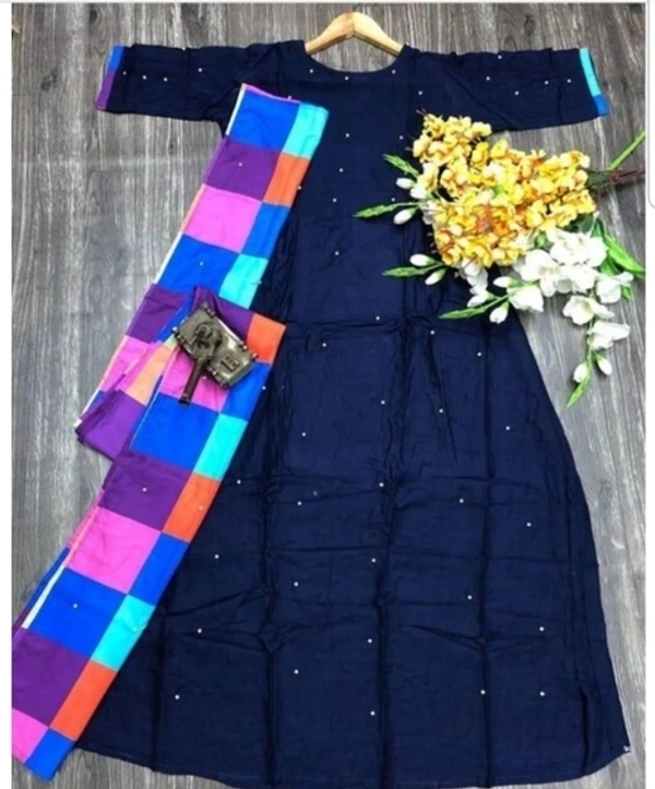 Kurti With Dupptta  - L