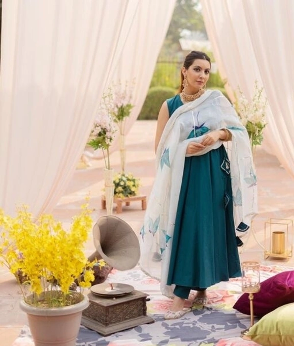 3 Pcs Anarkali Kurta Set - L