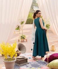 3 Pcs Anarkali Kurta Set - L