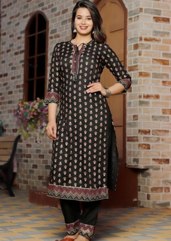 Kurta Set - Black, M